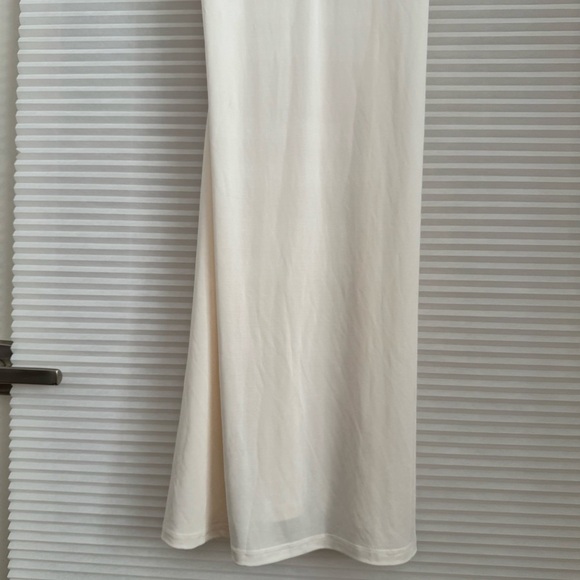 Zimmerman Spaghetti Strap V Neck Midi Slip lace trim Dress Cream / Ivory size 0 - Picture 8 of 16